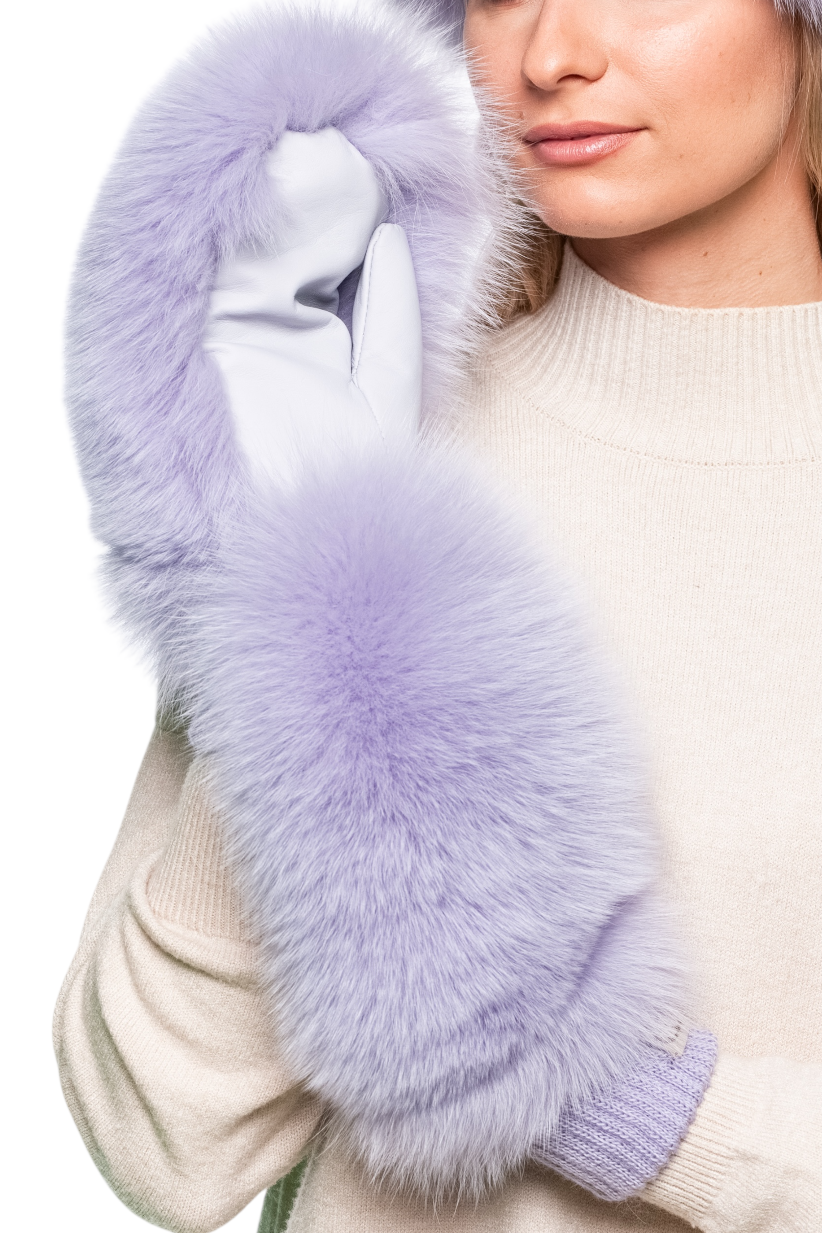 フェラガモ リアルファースカーフ セレブマフラー ふわふわ希少カラーパープル Fox And Astrakhan Fur Ushanka Hat Handmade By FurbySD