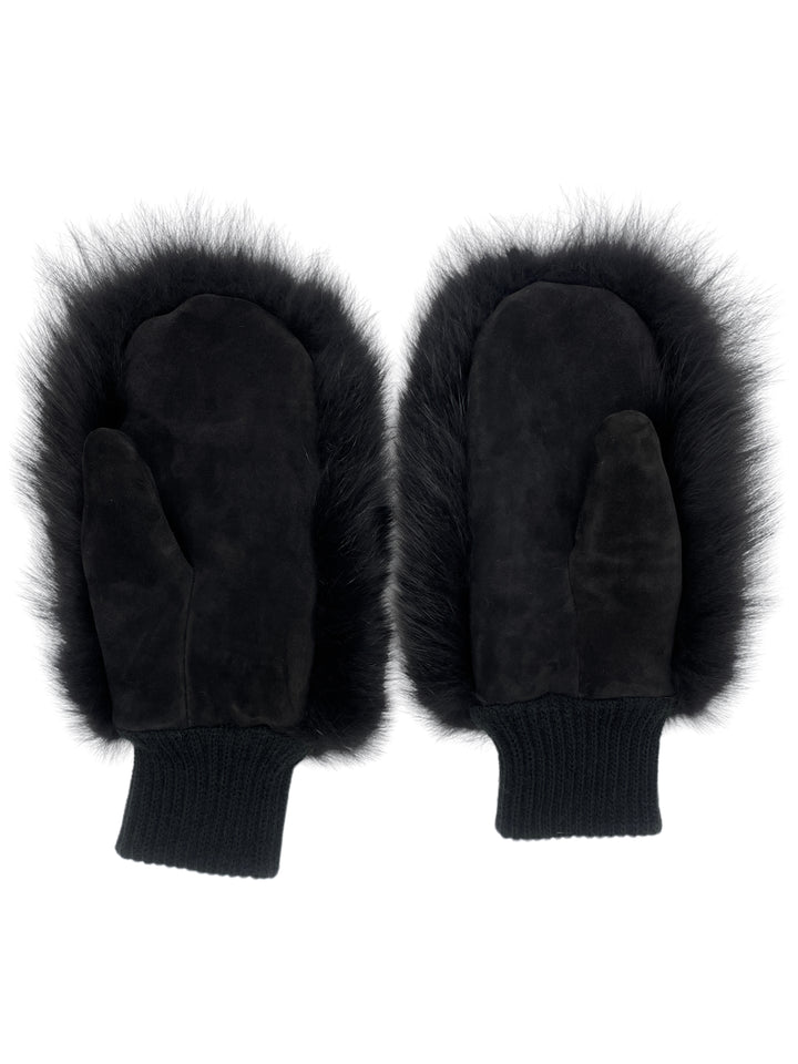 Fashionable Fox Fur Gloves