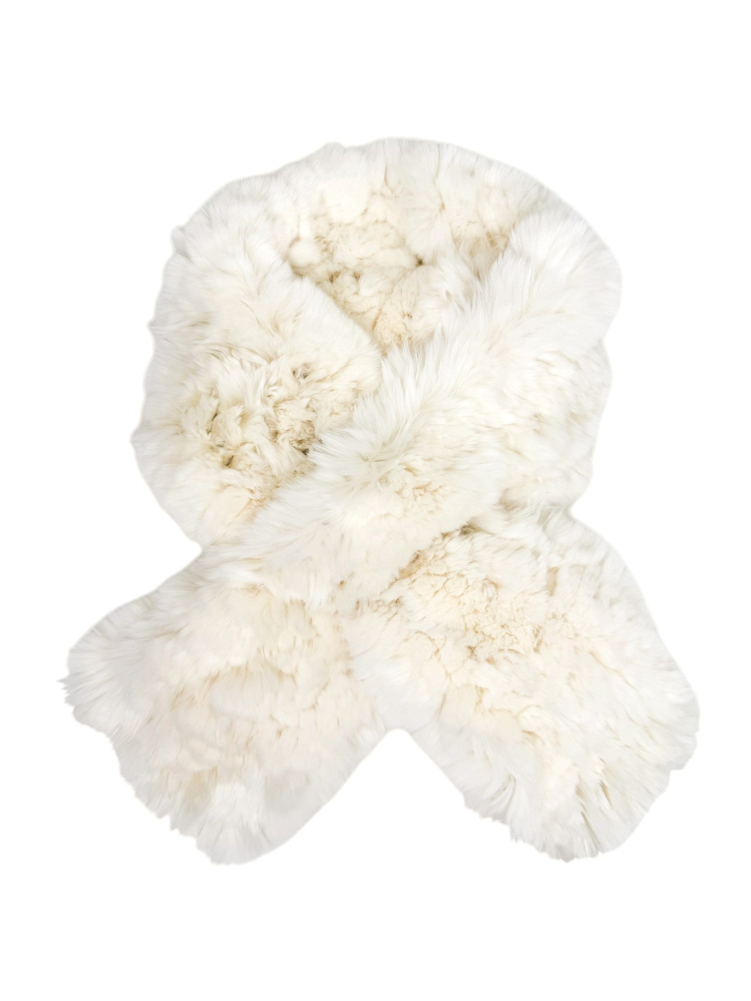 小物 THEREDTHREAD S fuzzy scarf White THEREDTHREAD / ザレッドスレッド】S fuzzy scarf