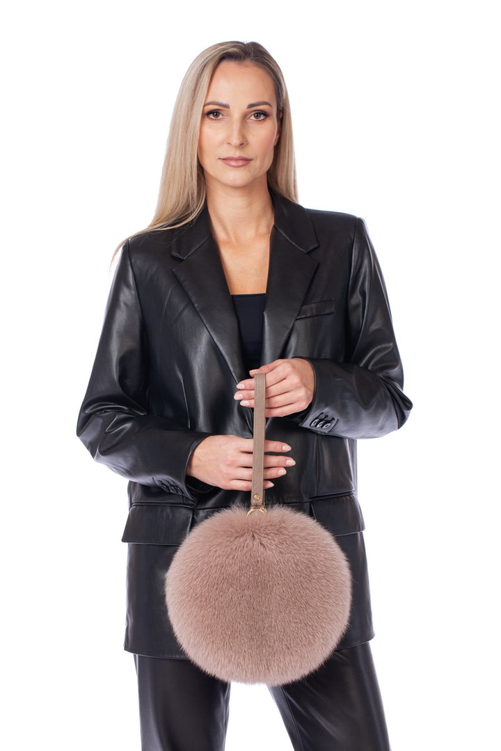 Luxurious Fox Fur Handbag
