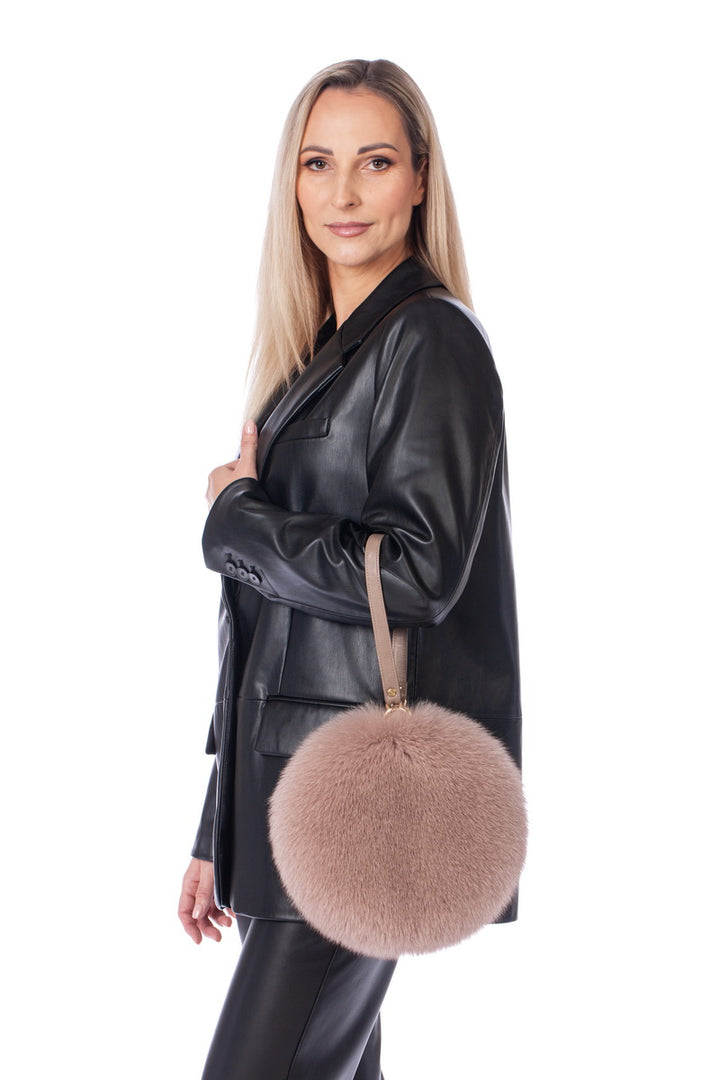 Luxurious Fox Fur Wrist Bag