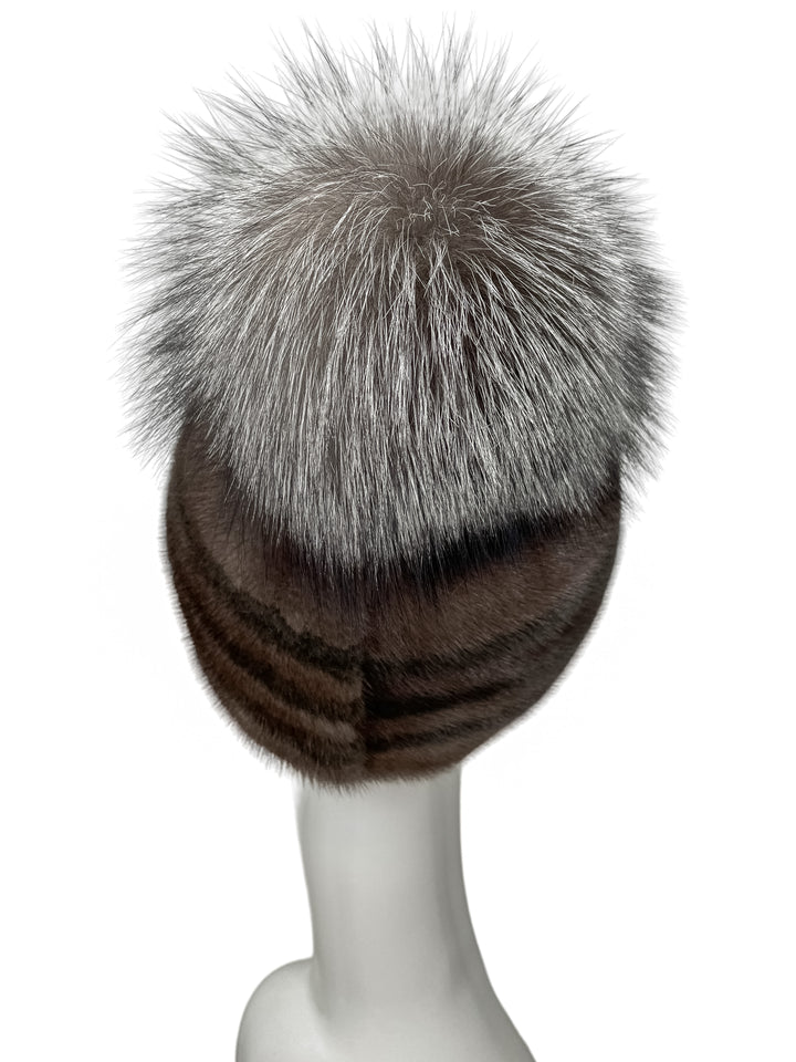 Luxurious Mink And Fox Fur Hat
