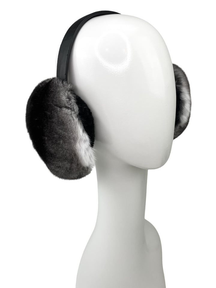 Luxury Chinchilla Fur Earmuffs