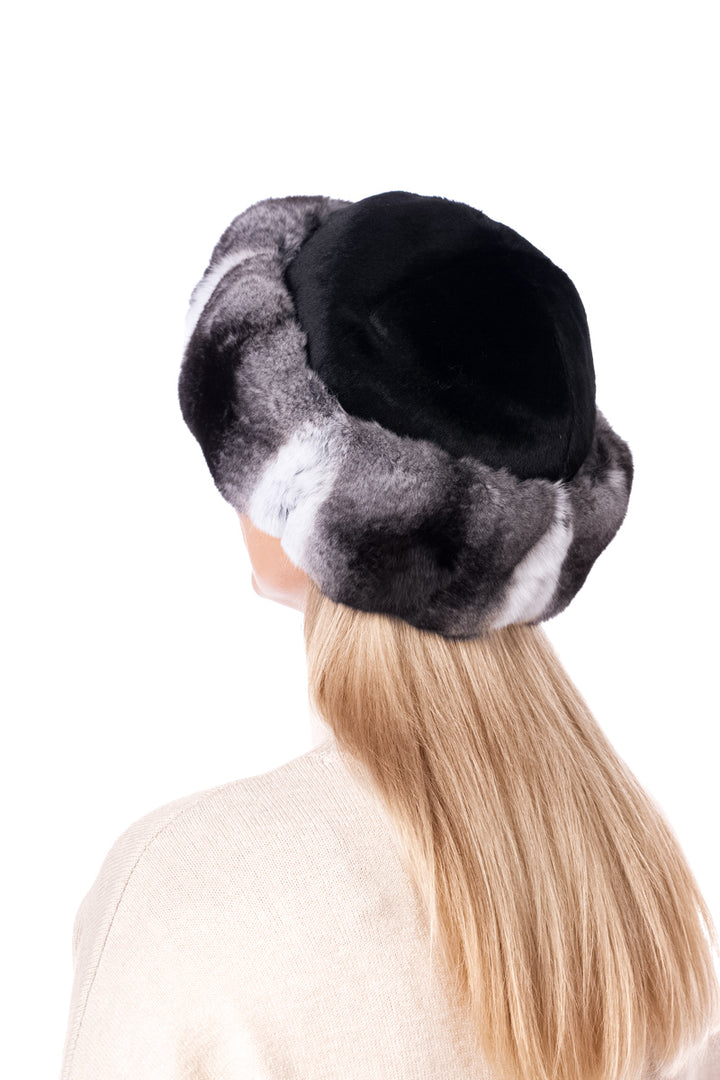 Luxury Natural Chinchilla Fur Hat