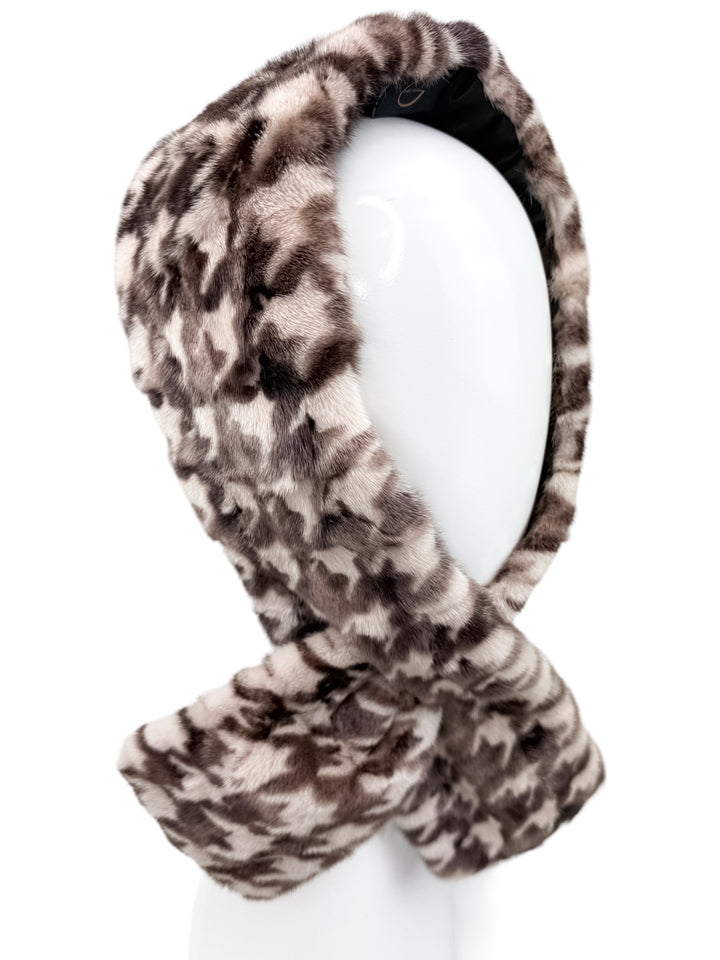 Mink Fur Headscarf