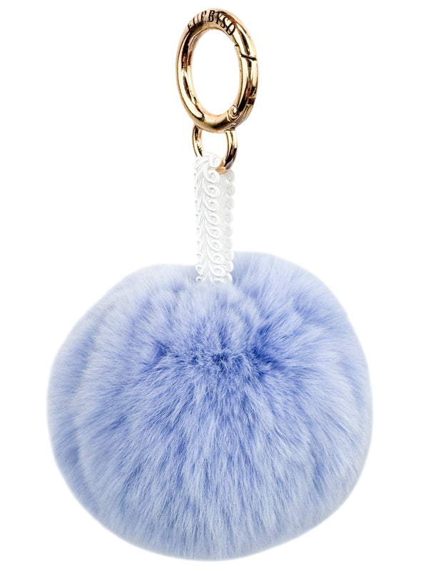 Smėlio spalvos šinšilos kailio krepšys