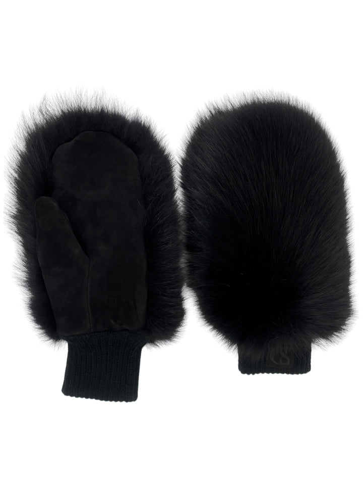 Real Fur Winter Mittens