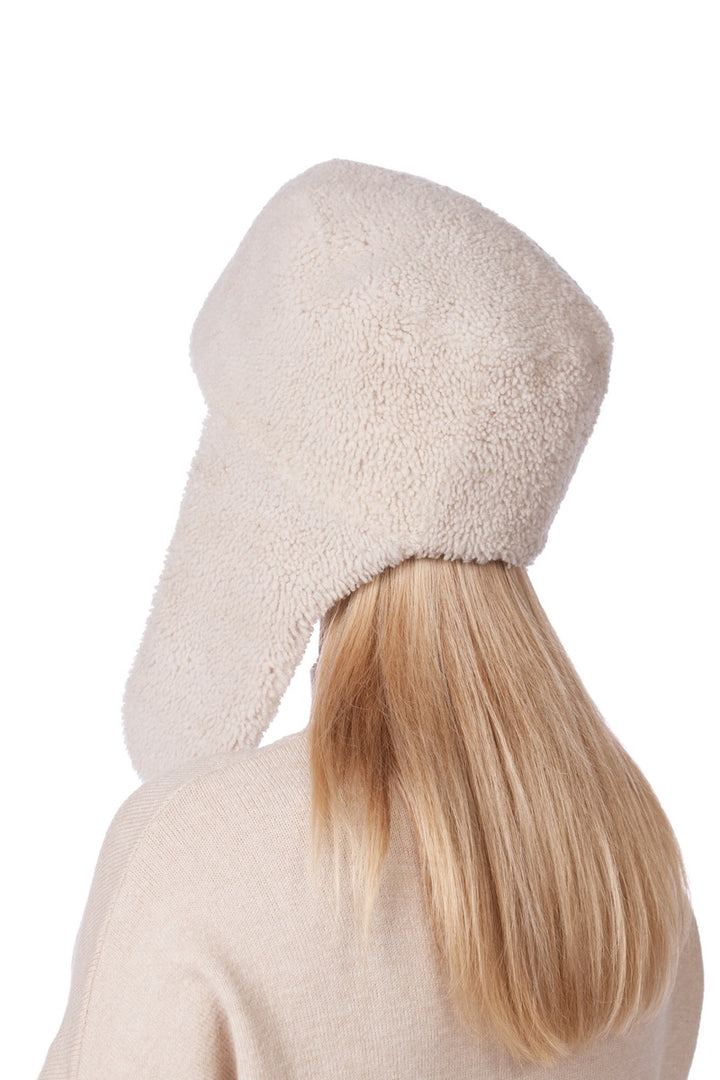 Shearling Fur Trapper hat