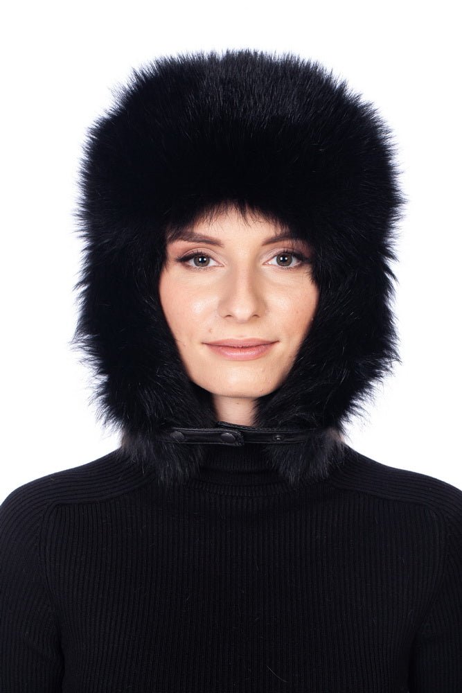 Fox Fur Ushanka Trapper Hat