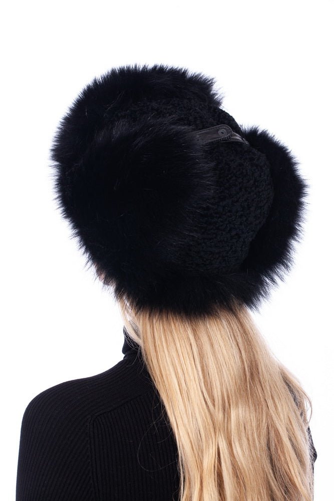 Fox Fur Aviator Hat