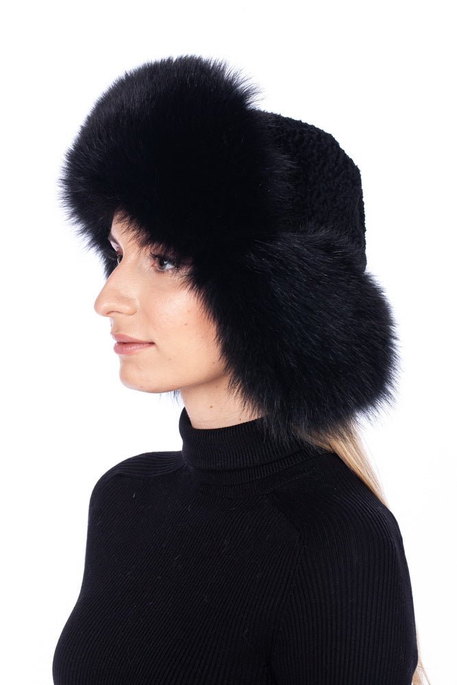 Fox Fur Trapper Hat