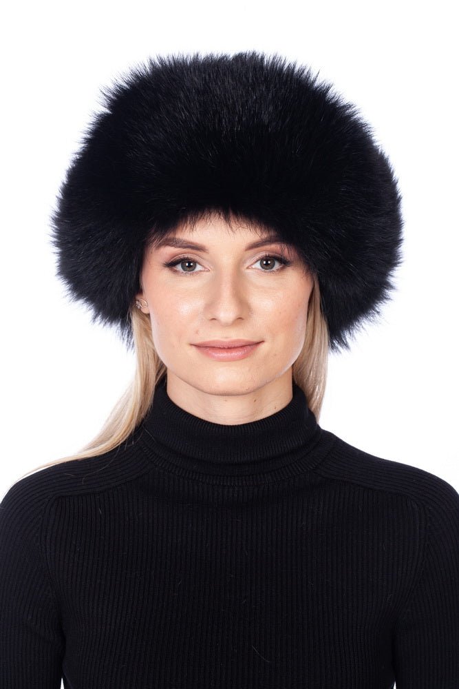 Fox Fur Pillbox Hat