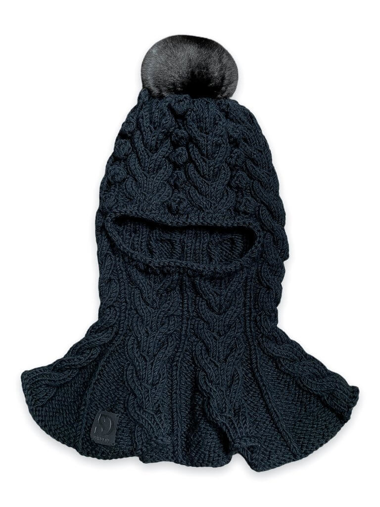Chinchilla Fur Balaclava Handknitted And Made By FurbySD