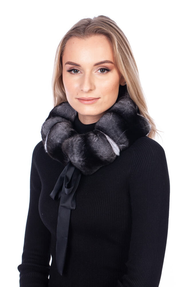 Chinchilla on sale fur collar