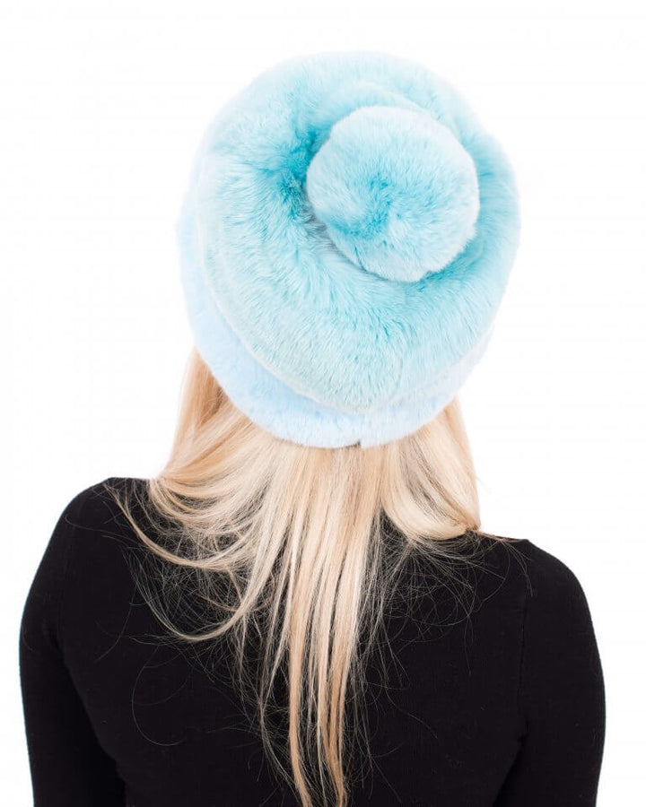 Chinchilla Fur Beanie Hat
