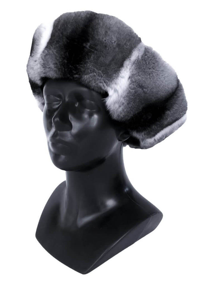 real Chinchilla Fur Hat