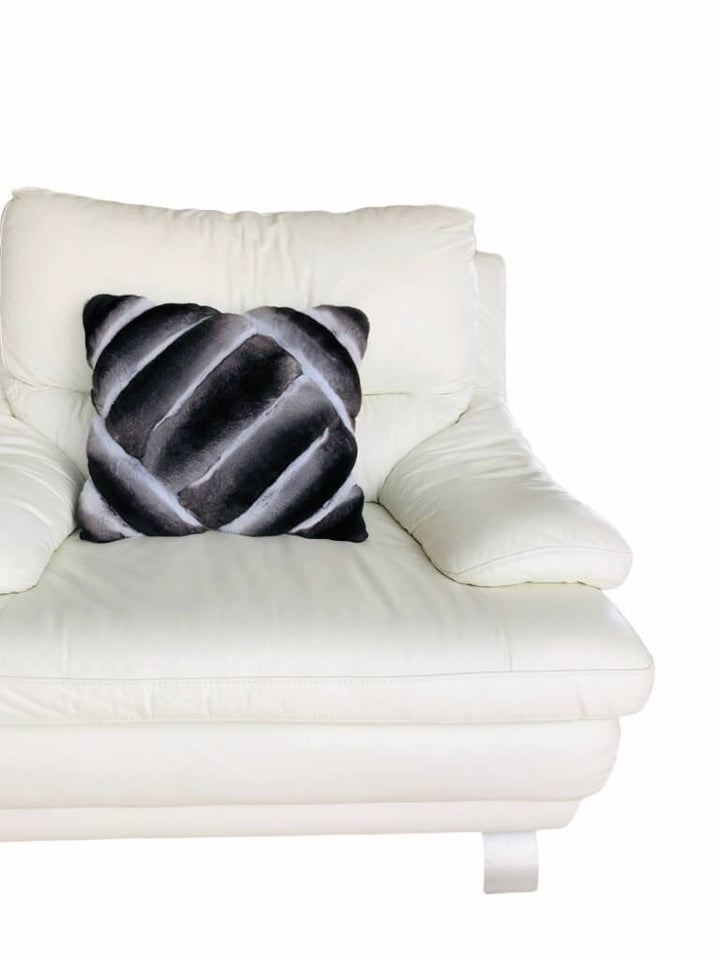 Luxury Real Chinchilla Fur Pillow