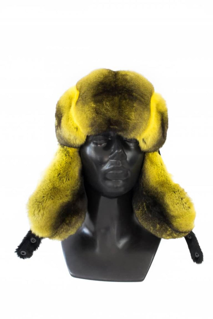Chinchilla Fur Trapper Hat
