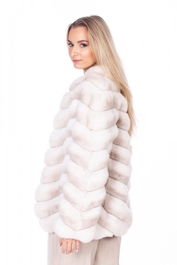 Cream Chinchilla Fur Coat