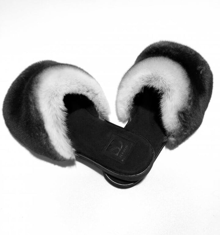 Handcrafted Chinchilla Fur Slippers