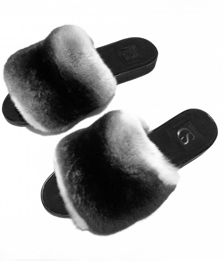 Chinchilla Fur Slippers