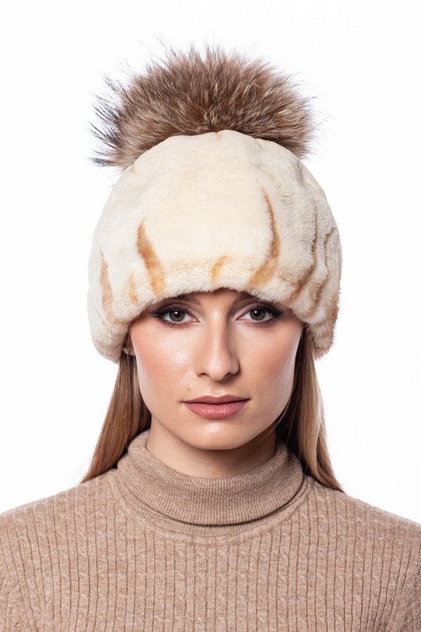 Mink Fur Ornamental Hat