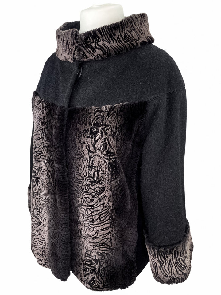 Rex Rabbit Fur Wool Coat