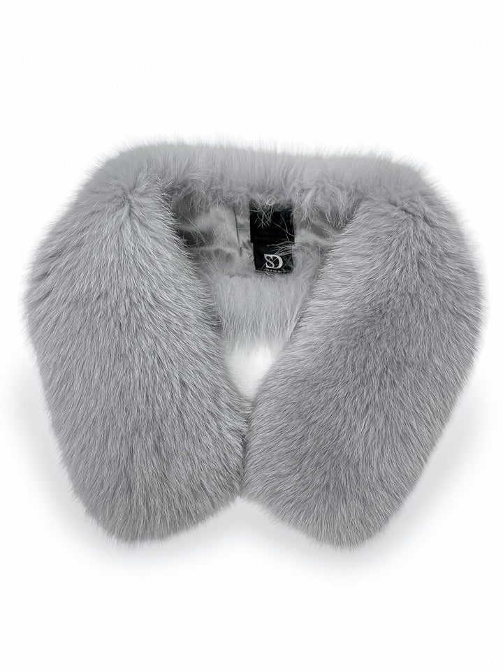 Detachable Real Fox Fur Collar