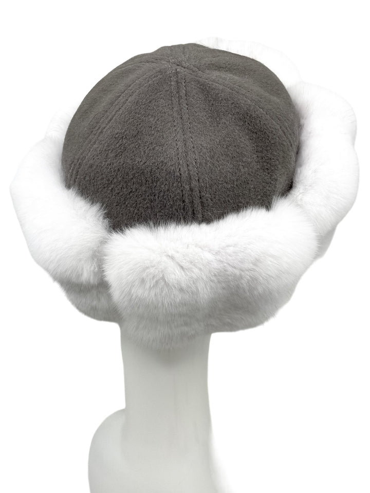 Real Chinchilla Fur Roller Hat